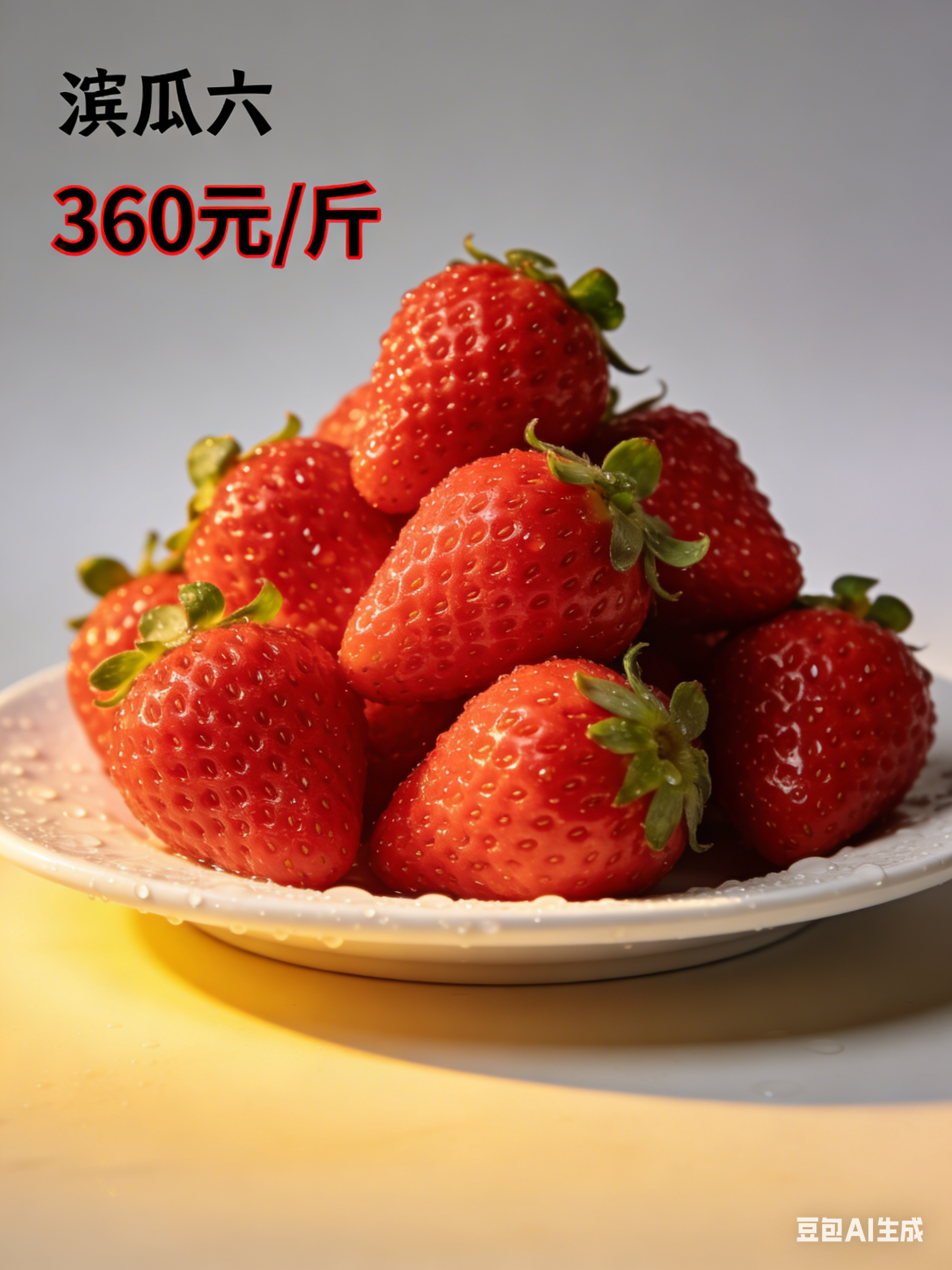 360元一斤的草莓